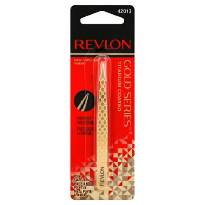 Revlon Gold Point Tweezers - Each