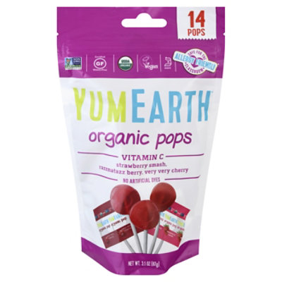 Yumearth Lollipop Vitamin C Organic - 14 Count - Image 3