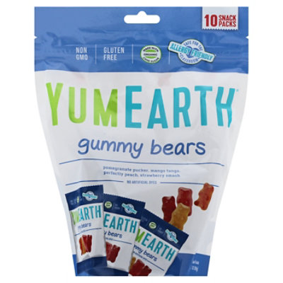 Yumearth Gummy Bear Assorted Snack Pack - 10 Count - Image 3