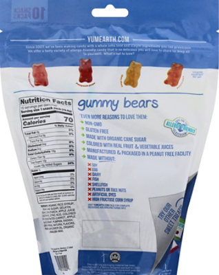 Yumearth Gummy Bear Assorted Snack Pack - 10 Count - Image 6