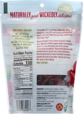 Decas Farms Organic Dried Cranberries - 5 Oz - Image 6