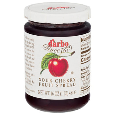 Darbo Fruit Spread All Natural Marasque Sour Cherry - 16 Oz - Image 3