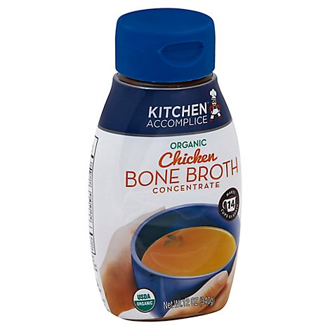 Kitchen Accomplice Bone Broth Concentrate Organic Chicken - 12 Oz