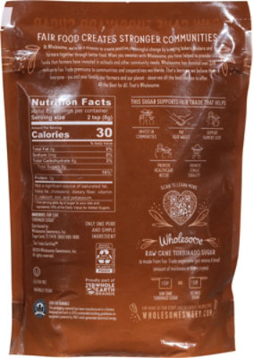 Wholesome Sweeteners Sugar Cane Raw Ftc - 24 Oz - Image 5