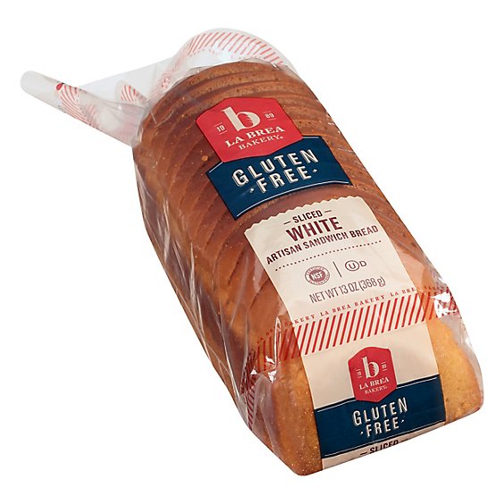 La Brea Bakery Gluten Free Sliced White Artisan Sandwich Bread - 13 Oz.