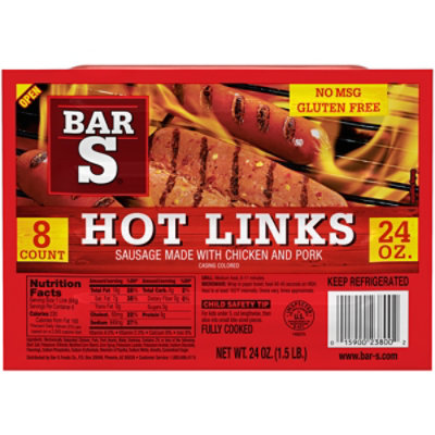 Bar-S Sausage Hot Links - 24 Oz - Image 3