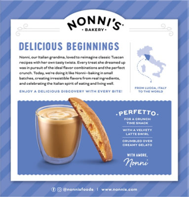 Nonnis Biscotti Turtle Pcn 8pk - 6.88 Oz - Image 4