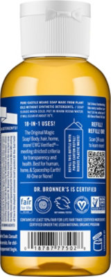Dr. Bronners Soap Pure-Castile Hemp Peppermint 18-in-1 - 2 Fl. Oz. - Image 5
