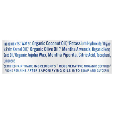 Dr. Bronners Soap Pure-Castile Hemp Peppermint 18-in-1 - 2 Fl. Oz. - Image 4