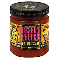 Desert Pepper Salsa Pineapple Medium Jar - 16 Oz - Image 1