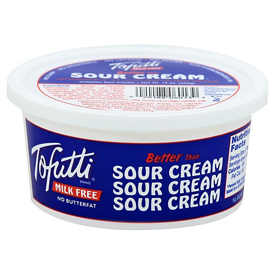 Tofutti Imitation Sour Cream Milk Free - 12 Oz