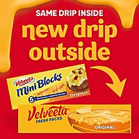 Velveeta Fresh Packs Original Pasteurized Recipe Cheese Product Blocks Pack - 5 Count - Image 5