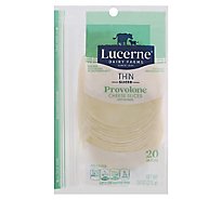 Lucerne Cheese Provolone Thin Slice - 7.6 Oz