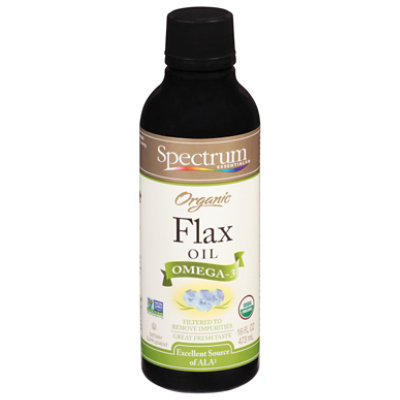 Spectrum Essential Oil Flax Veg Omega 3 Org - 16 Oz