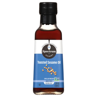 Spectrum Sesame Oil Toasted Unrefined - 8 Fl. Oz. - Image 3