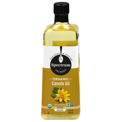 Spectrum Canola Oil Organic High Heat Refined - 32 Fl. Oz. - Image 2
