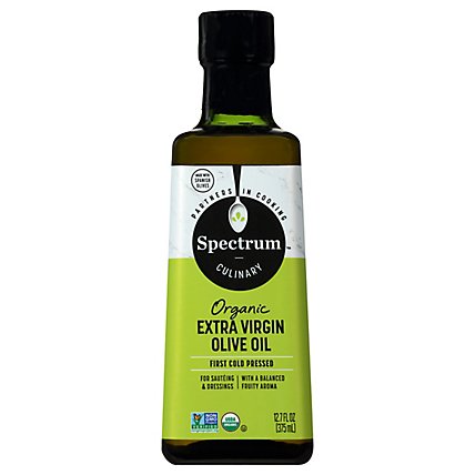 Spectrum Olive Oil Organic Extra Virgin - 12.7 Fl. Oz. - Image 3