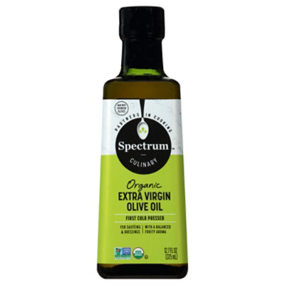 Spectrum Olive Oil Organic Extra Virgin - 12.7 Fl. Oz. - Image 3