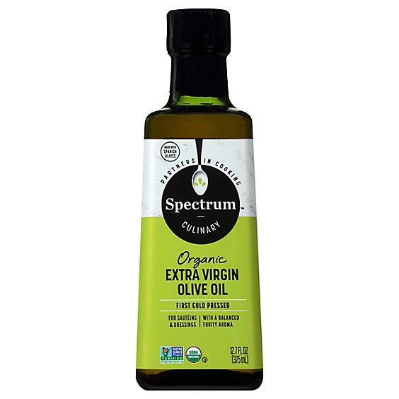 Spectrum Olive Oil Organic Extra Virgin - 12.7 Fl. Oz.