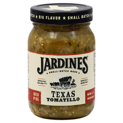 Jardines Salsa Tomatillo Medium Jar 16 Oz Safeway