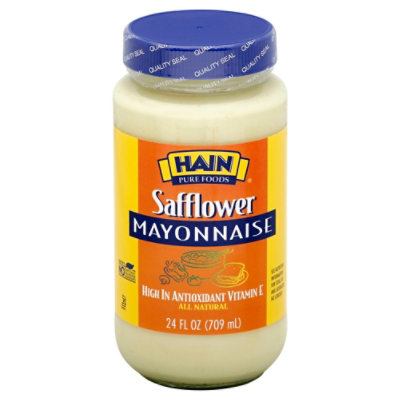 Hain Pure Foods Mayonnaise Safflower - 24 Fl. Oz. - acmemarkets