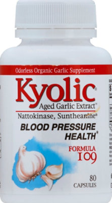 Kyolic Kyolic Frmla 109 Blood Pressure Health - 80 Count - Image 2