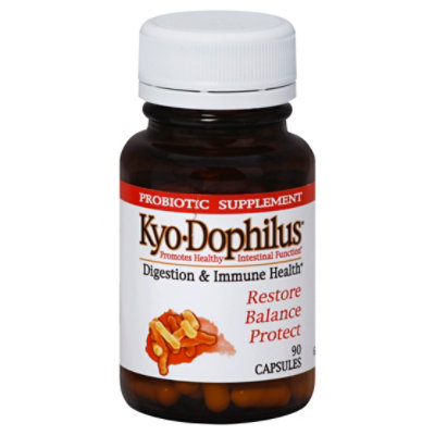 Kyo-Dophilus Probiotic Supplement Capsules - 90 Count - Image 1