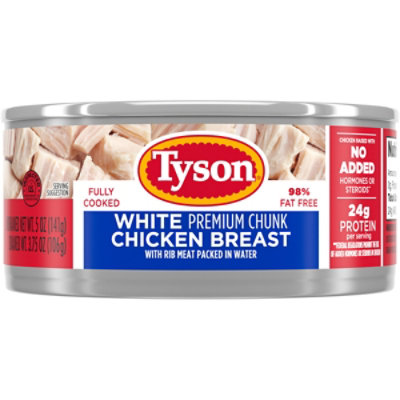 Tyson Chicken Premium Chunk White in Water - 5 Oz