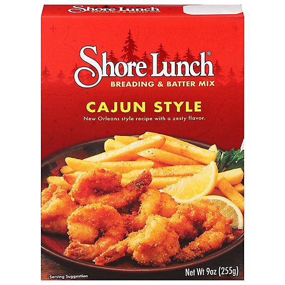 Shore Lunch Breading/Batter Mix Fish Cajun Style - 9 Oz