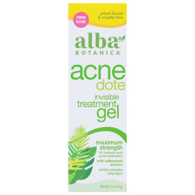 Alba Botanica Acne Dote Invisible Treatment Gel Maximum Strength - 0.5 Oz - Image 3