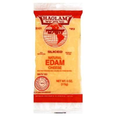 Haolam Sliced Edam Cheese - 6 Oz - Image 1