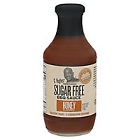 G Hughes Smokehouse Sauce BBQ Sugar Free Honey Flavored - 18 Oz - Image 1