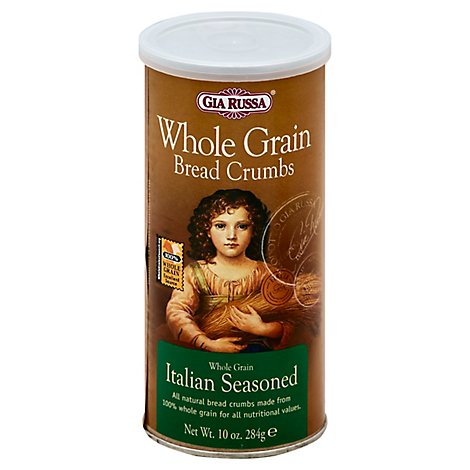 Gia Russa Bread Crumbs Whole Grain Italian Seasoned - 10 Oz
