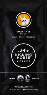 Kicking Horse Coffee Whole Bean Medium Roast Smart Ass - 10 Oz - Image 2