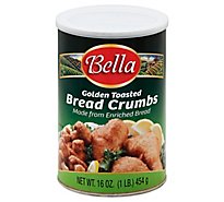 Bella Bread Crumbs Golden Toasted Made from Enriched Bread - 16 Oz