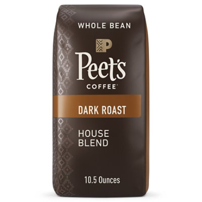 Peet's Coffee House Blend Dark Roast Whole Bean Coffee - 10.5 Oz