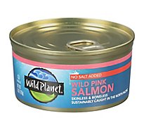 Wild Planet Salmon Pink Wild Boneless & Skinless - 6 Oz