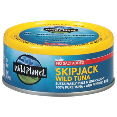 Wild Planet Tuna Skipjack Wild No Salt Added - 5 Oz - Image 2