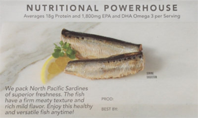 Wild Planet Sardines Wild in Water No Salt Added Box - 4.4 Oz - Image 6