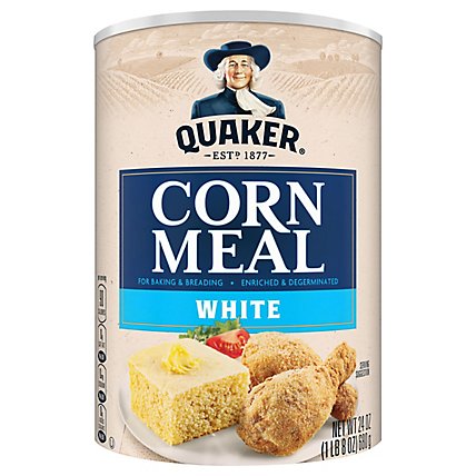 Quaker Corn Meal White - 24 Oz - Image 3