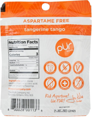 Pur Mints Mint Tangerine Tango Sugar Free - 0.776 Oz - Image 6