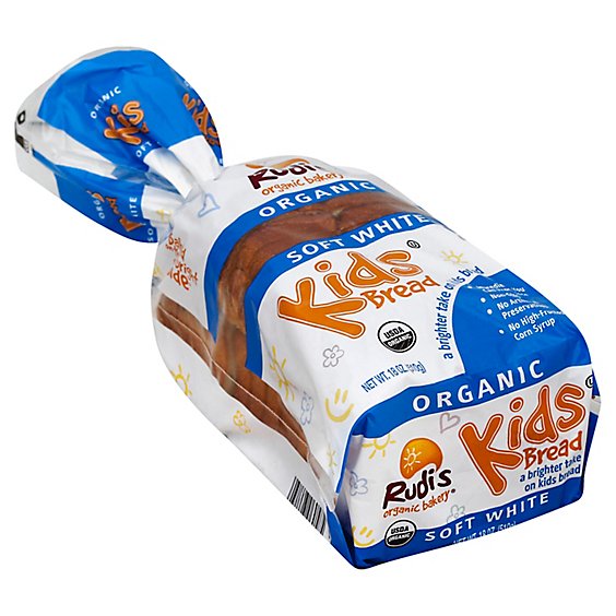 Rudis Organic Bakery Bread Kids Soft White - 18 Oz