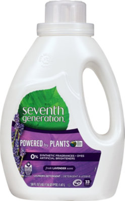 Seventh Generation Fabric Softener Natural Lavender and Blue Eucalyptus Bottle - 50 Fl. Oz. - Image 1