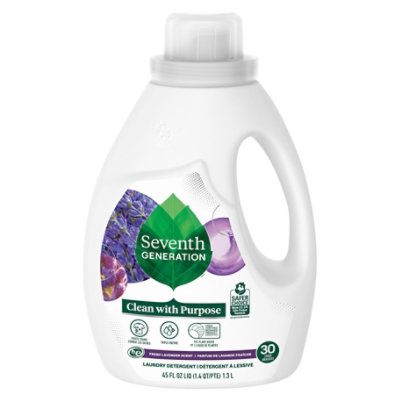 Seventh Generation Fabric Softener Natural Lavender and Blue Eucalyptus Bottle - 50 Fl. Oz.