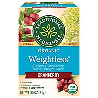 Traditional Medicinals Herbal Tea Organic Womens Weightless Cranberry - 16 Count - Image 3
