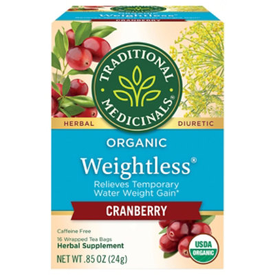 Traditional Medicinals Herbal Tea Organic Womens Weightless Cranberry - 16 Count - Image 2