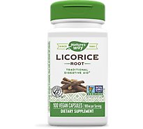 Natures Way Licorice Root - 100 Count