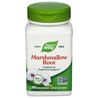 Natures Way Marshmallow Root - 100 Count - Image 2