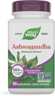 Natures Way Ashwagandha Se - 60 Count - Image 1