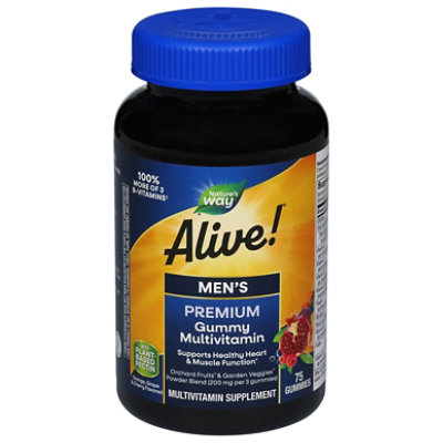 Natures Way Gummy Alive Multi Men - 75 Count - Image 3